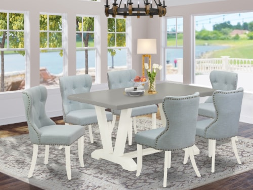 Tufted dining room chairs discount set of 6