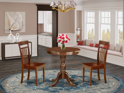 Mahogany wood dining clearance table set
