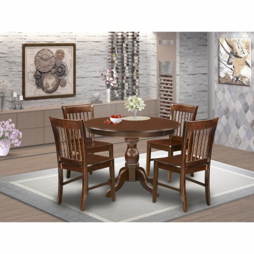 Mahogany wood 2025 dining table set