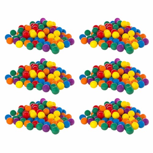 100-Pack Intex Small Plastic Multi-Colored Fun Ballz For A Ball Pit (6 Pack) Perspective: front