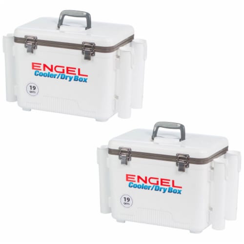 Engel 19 qt cooler with sales rod holders