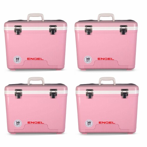 Engel Coolers 30 Quart 48 Can Lightweight Insulated Cooler Drybox, Pink (4  Pack), 1 Piece - Ralphs