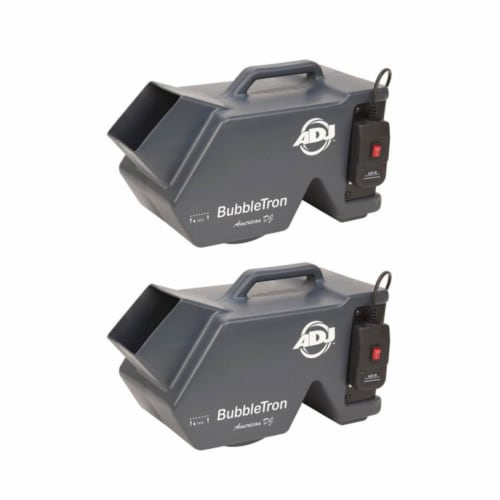 American DJ Professional Portable Party Bubble Machine with Remote (2 Pack) Perspective: front