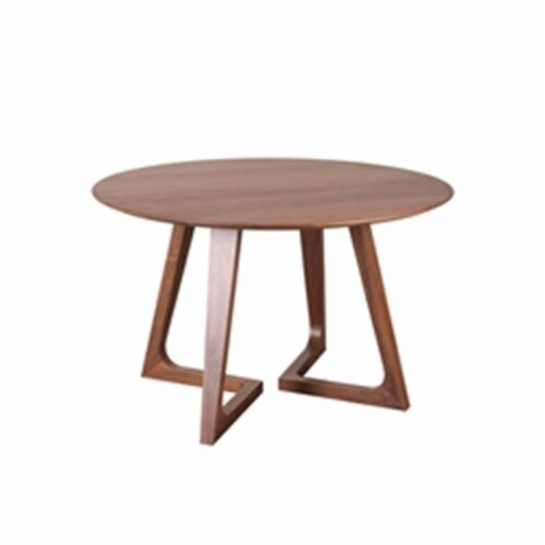 Moe's Godenza Dining Table Round Walnut Moe's Godenza Dining Table Round Walnut