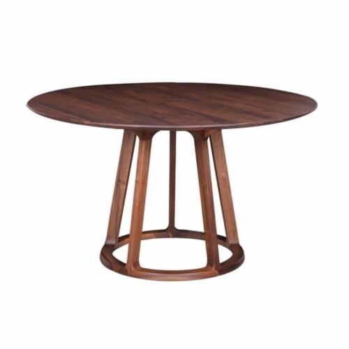 Moe's Aldo Round Dining Table Walnut