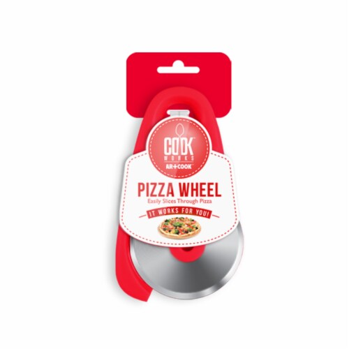 Cook Works Mini Pizza Wheel - Red Perspective: front