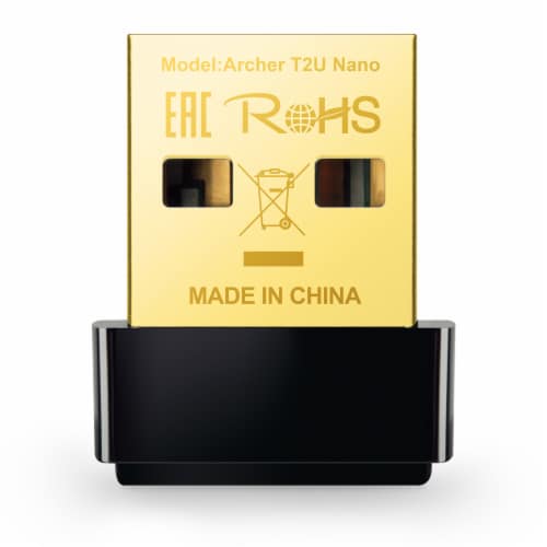 TP Link Archer T2U-NANO AC600 Nano Wireless USB Adapter Perspective: front