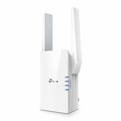 TP-Link RE505X AX1500 Wi-Fi 6 Range Extender Perspective: front