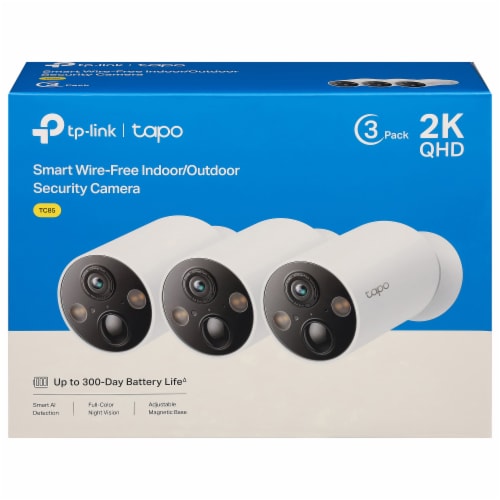 TP-Link Tapo 2K Indoor/Outdoor Cameras With 10000mAh Battery Perspective: front