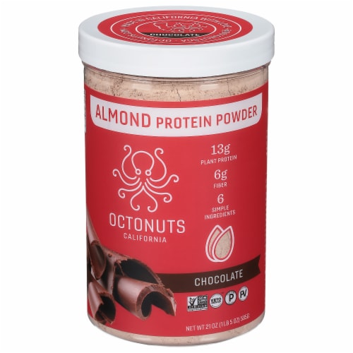 Octonuts Chocolate Almond Protein Powder Perspective: front