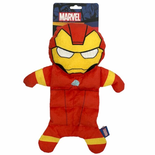 Marvel Iron Man Squeaker Plush Dog Toy 1 ct Smith s Food and Drug