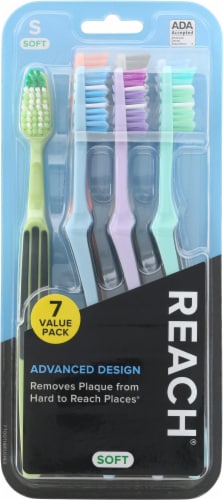 REACH Fresh & Clean Toothbrush with Soft Bristles, 2 Count - Reach  Toothbrush