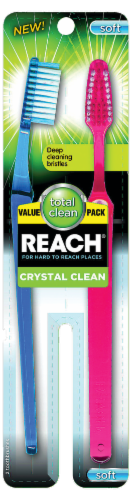 reach crystal clean toothbrush soft