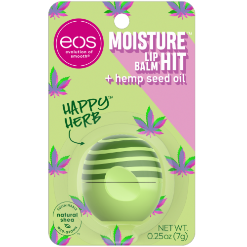 EOS Happy Herb Sphere Lip Balm Perspective: front
