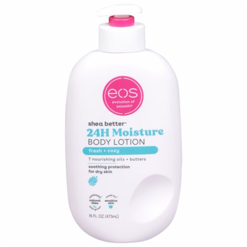 eos Shea Better Body Lotion- Coconut Waters, Soothes Dry Skin, 16 fl oz