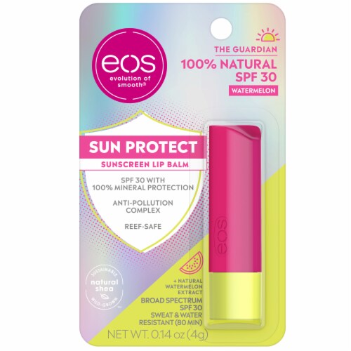 EOS® Sun Protect Watermelon Lip Balm Perspective: front