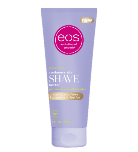 eos Cashmere Skin Shave Butter Vanilla Cashmere Scent Perspective: front