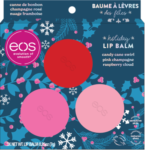 EOS Holiday Lip Balm Gift Set Perspective: front