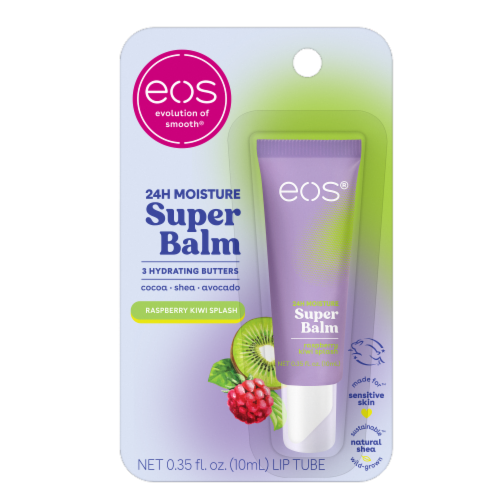 EOS Super Balm Raspberry Kiwi Splash Perspective: front
