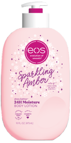 EOS Body Lotion Sparkling Amber Perspective: front