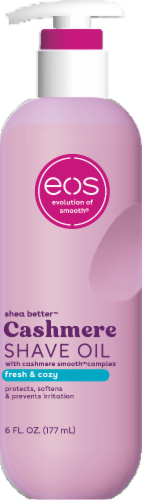EOS Fresh & Cozy Shave Oil Perspective: front