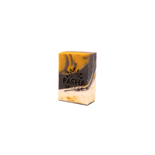 Pacha Soap Co. Almond Goat's Milk Bar Soap Perspective: front