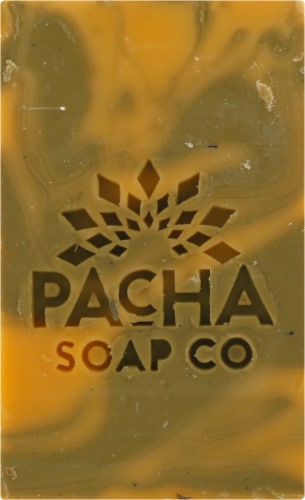 Pacha Soap Co. Spearmint Lemongrass Bar Soap Perspective: front