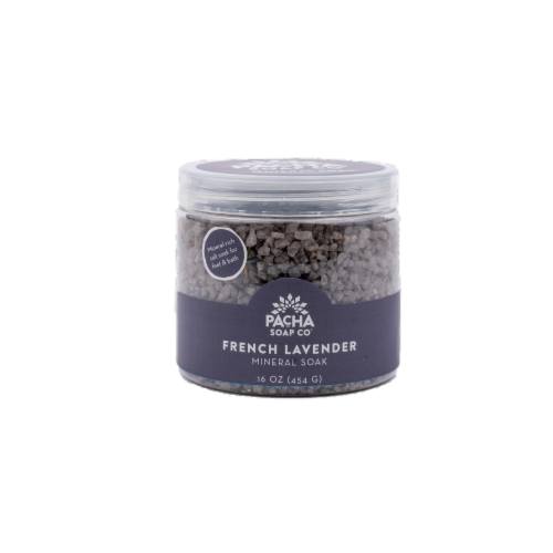 Pacha Soap Co French Lavender Mineral Soak Perspective: front