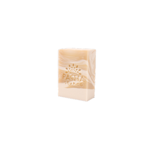 Pacha Soap Co. Coconut Lemon Milk Bar Soap Perspective: front