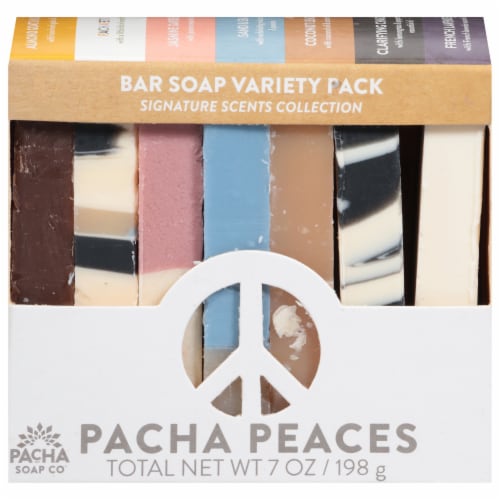 Pacha Soap Co. Pacha Peaces Bar Soap Variety Pack Perspective: front