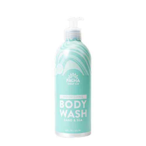 Pacha Soap Co. Sand & Sea Body Wash Perspective: front