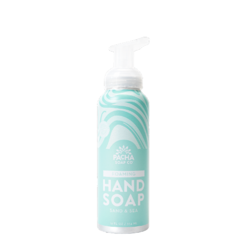 Pacha Soap Co. Sand & Sea Foaming Hand Soap Perspective: front