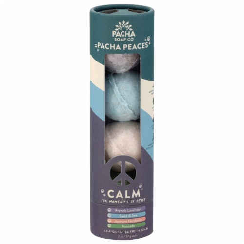 Pacha Soap Co. Peaches Froth Bomb Perspective: front