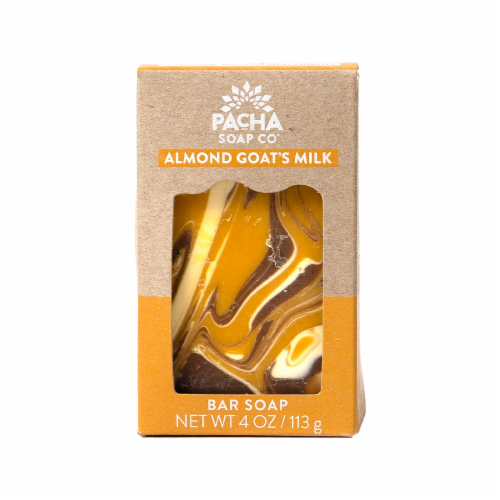 Pacha Soap Co.® Bar Soap Almond Goat's Milk Perspective: front