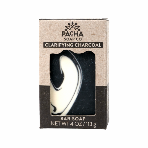 Pacha Soap Co.® Bar Soap Clarifying Charcoal Perspective: front