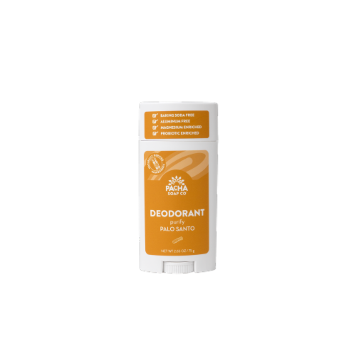 Pacha Soap Co. Palo Santo Deodorant Perspective: front