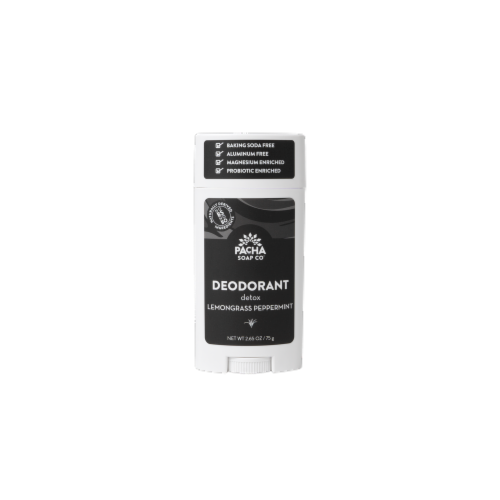 Pacha Soap Co. Lemongrass Peppermint Deodorant Perspective: front