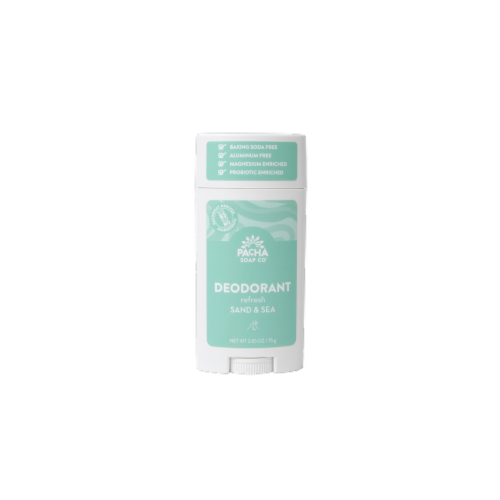 Pacha Soap Co Sand & Sea Deodorant Perspective: front