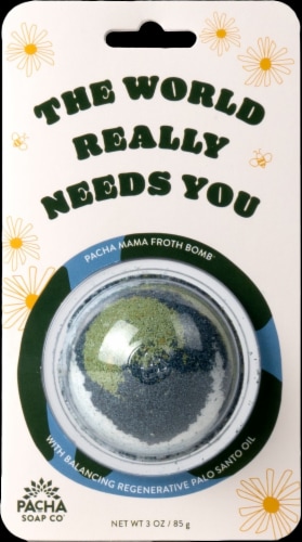Pacha Soap Co.® World Needs You Froth Bomb Perspective: front