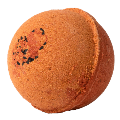 Pacha Soap Co. Coconut Papaya Bath Bomb Perspective: front
