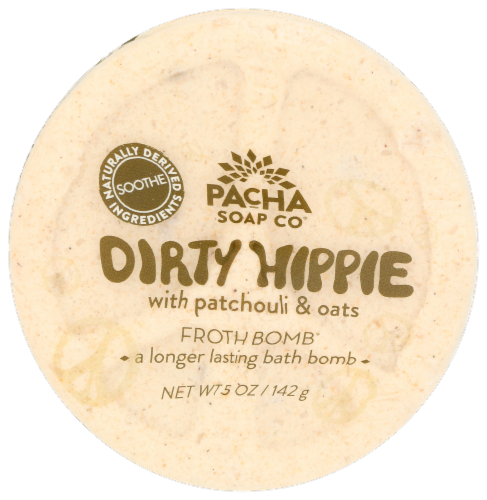 Pacha Soap Co.® Froth Bomb® Bath Bomb - Dirty Hippie Perspective: front