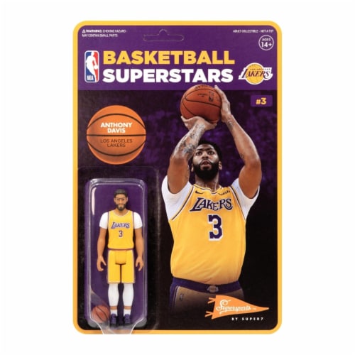NBA Superstars Anthony Davis Figure #3 All-Star LA Lakers Basketball Super7 Perspective: front