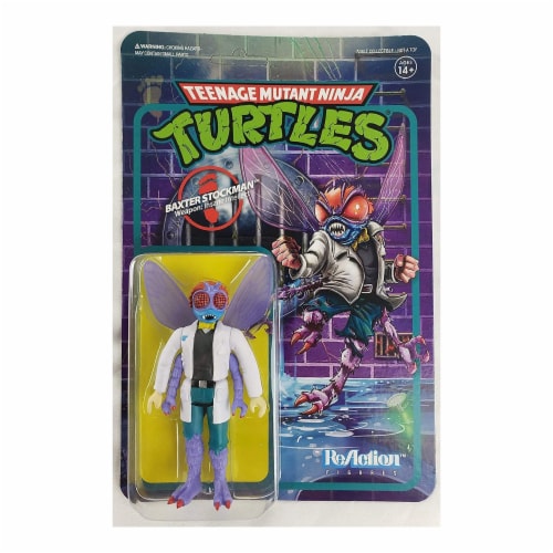 Super7 Teenage Mutant Ninja Turtles Baxter Stockman Reaction Perspective: front