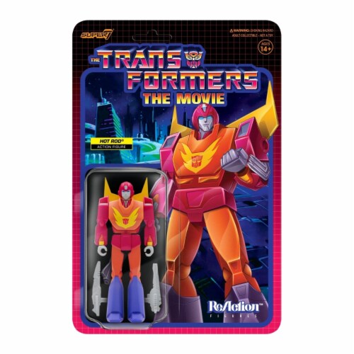 Super 7 Transformers The Movie Hot Rod - ReAction Figure Super 7 Transformers The Movie Hot Rod - ReAction Figure