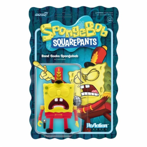 SpongeBob SquarePants Band Geeks Wave 2 ReAction Figure TV Character Super7 Perspective: front