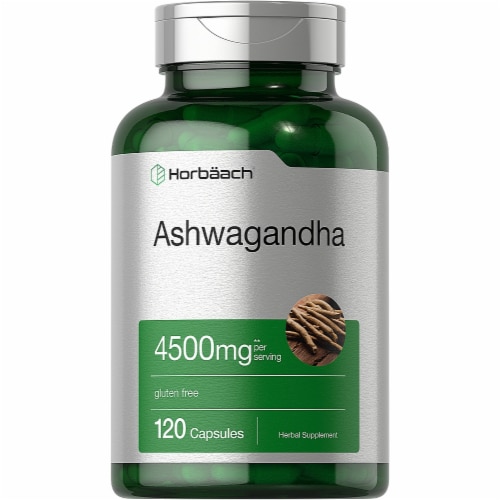 Horbaach Ashwagandha 4500mg 120 Capsules, 120 Capsules Ralphs
