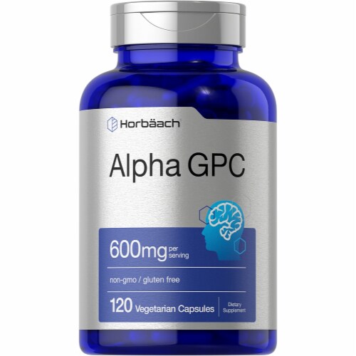 Horbaach Alpha GPC 600mg | 120 Capsules, 120 Capsules - Fred