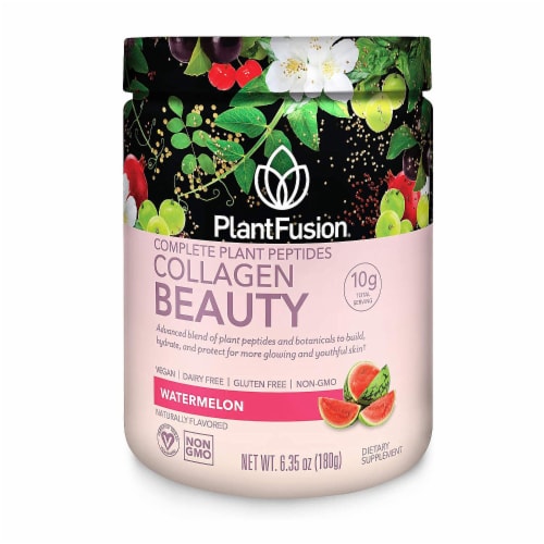 PlantFusion® Watermelon Collagen Beauty Dietary Supplement Perspective: front