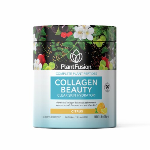 PlantFusion Collagen Beauty Clear Skin Hydrator Citrus Perspective: front