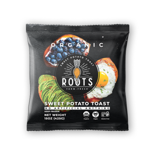 Roots Farm Fresh Organic Sweet Potato Toast Perspective: front